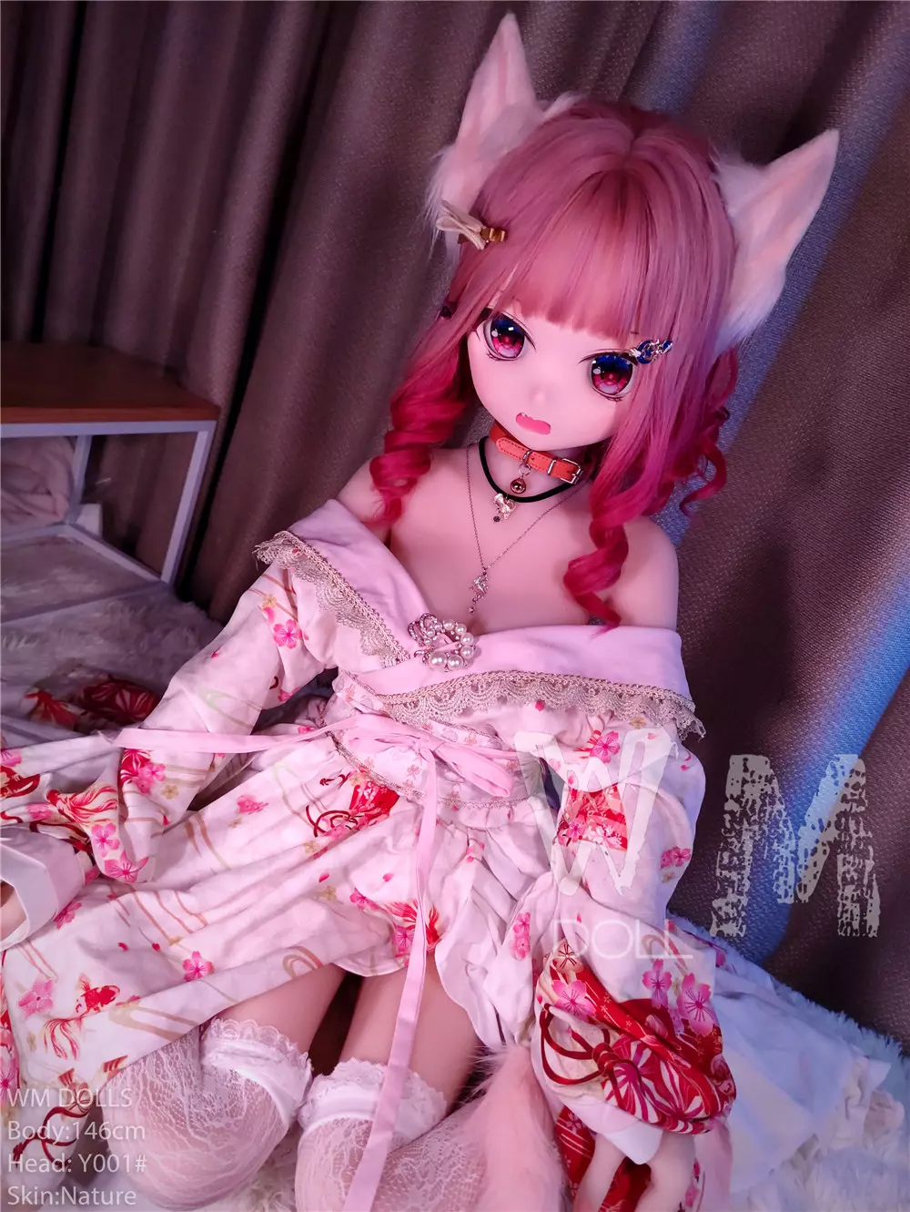 WM S-TPE 146cm Anime TPE Sex Doll with PVC Head #Y001